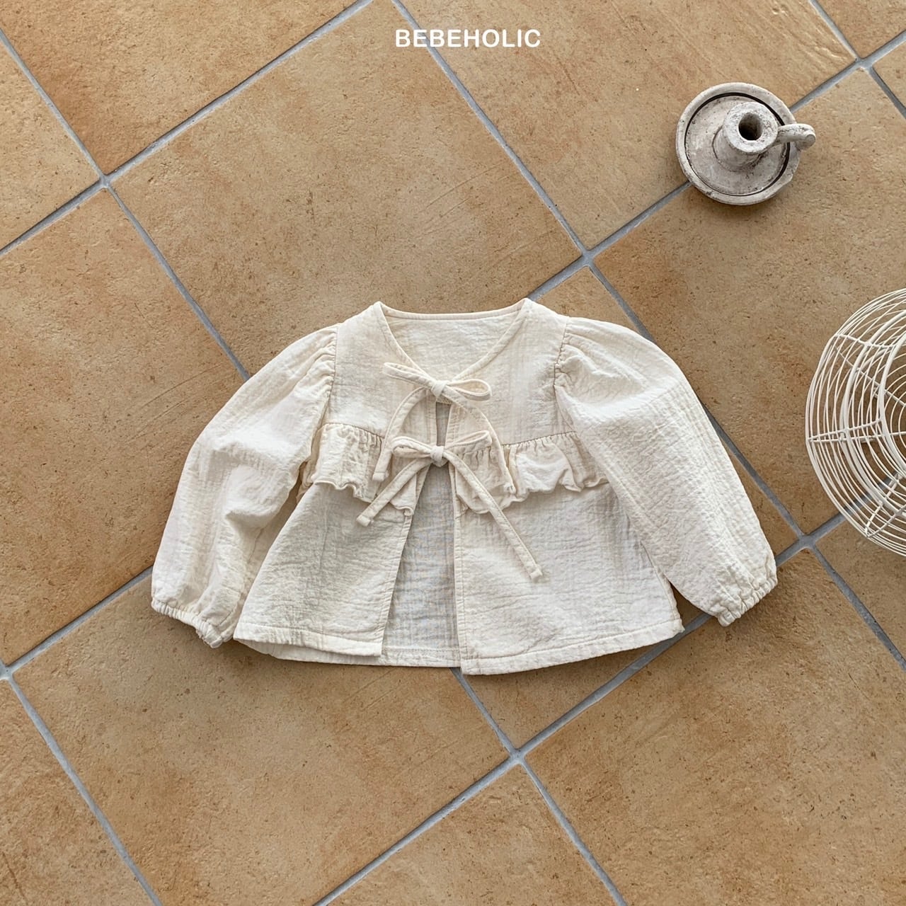 【即納】bebeholic / ribbon cardigan