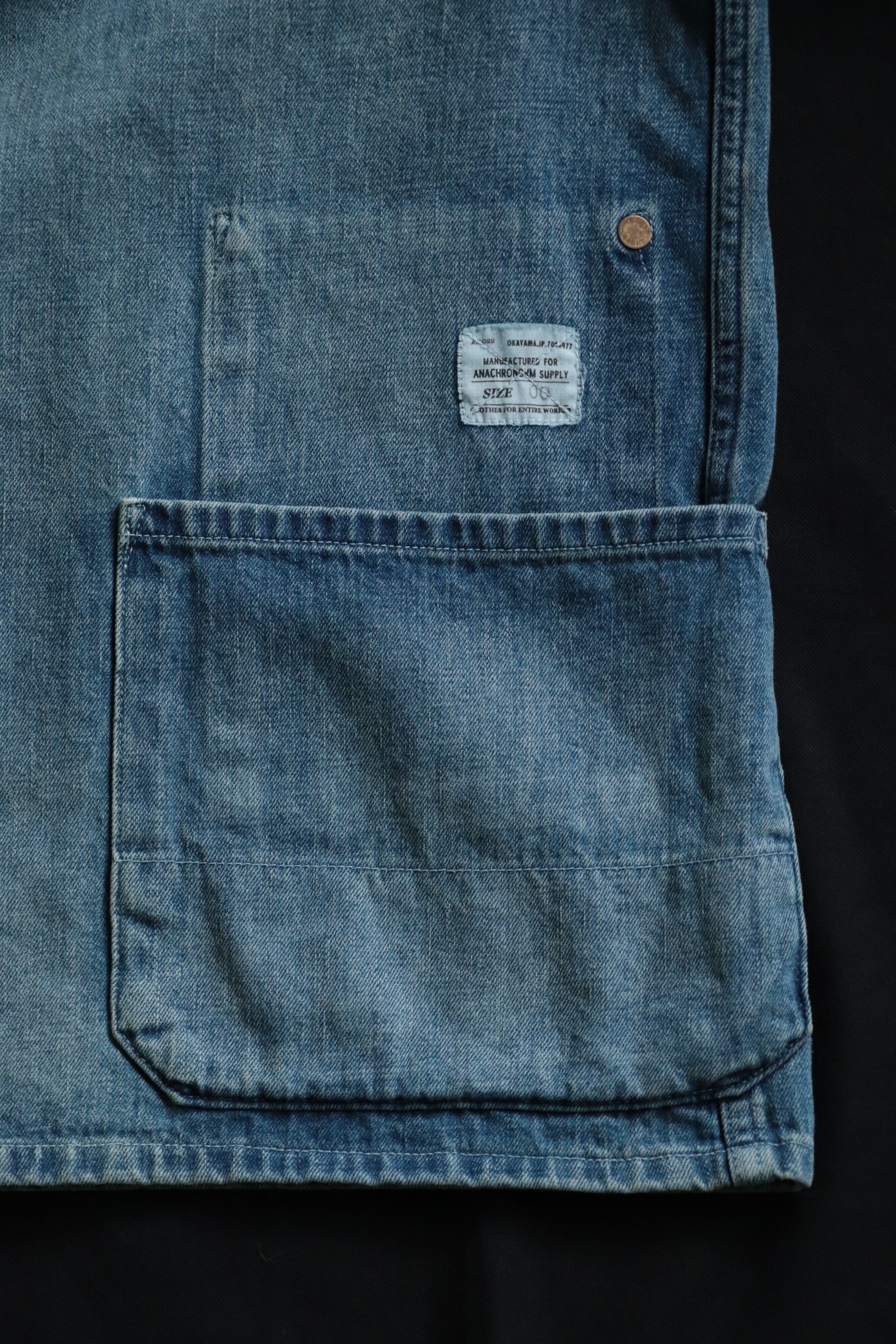 ANACHRONORM/アナクロノーム DENIM SHIRTS CARDIGAN AGING WASH ANACHRONORM/アナクロノーム DENIM SHIRTS CARDIGAN AGING WASH