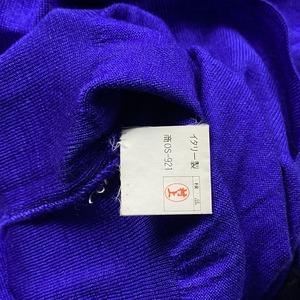 GIANNI VERSACE purple knit sweater