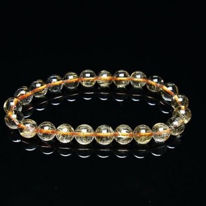 タイチンルチルクォーツ ブレスレット 8mm 一点物 メール便可 [M便 1/10] 111-44573