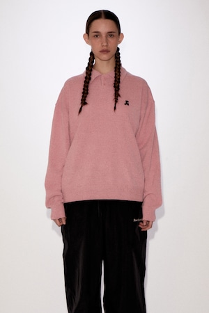 [rest & recreation]  RR OVERSIZE POLO TOP - PINK 正規品 韓国ブランド 韓国ファッション 韓国代行