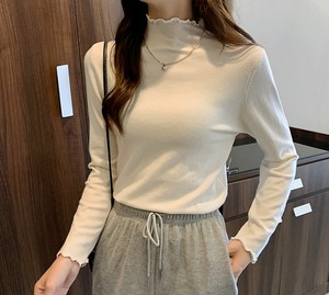 トップス ニットソー セーター 上着 ミディアム丈 袖あり 長袖 ハーフタートルネック 襟なし スリム ストレート ニット 大人可愛い きれいめ シンプル 大人 上品 おしゃれ 秋 冬 20代 30代 レディース 女性用 ママ 女の子 通勤 デート お出かけ 水族館 映画館 カフェ カラオケ ショッピング 普段使い ファッション コーデ サイズ L XL 2XL 3XL 4XL 色展開 白 ホワイト 黒 ブラック 紫 パープル 黄色 イエロー コーヒ アプリコット レイクブルー