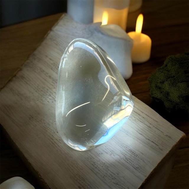 【太陽意識とレムリア叡智を統合する覚醒の水晶】レムリアンシードクリスタル（シトリン）タンブル G1_4