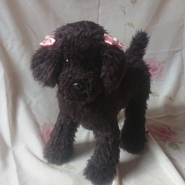 限定 トイプードル用 おしゃれ ツイードリボン 裏地フリース付き Mokooox