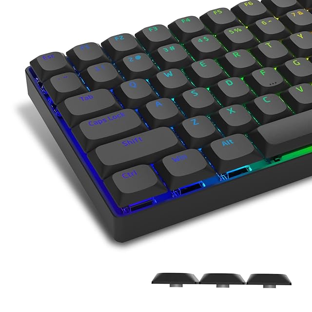 キーキャップ XDA 133キー PBT ANSI 英語配列 カラフル モザイク