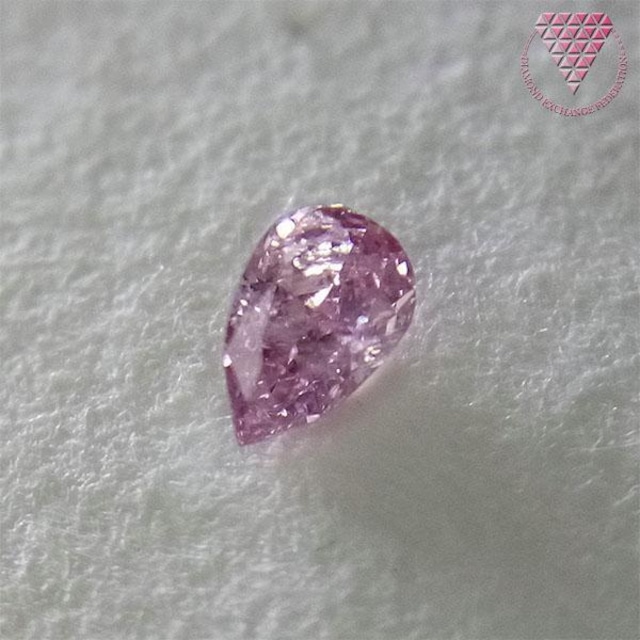 0.060 ct F. Int. Pink 天然 インテンス ピンク ダイヤ