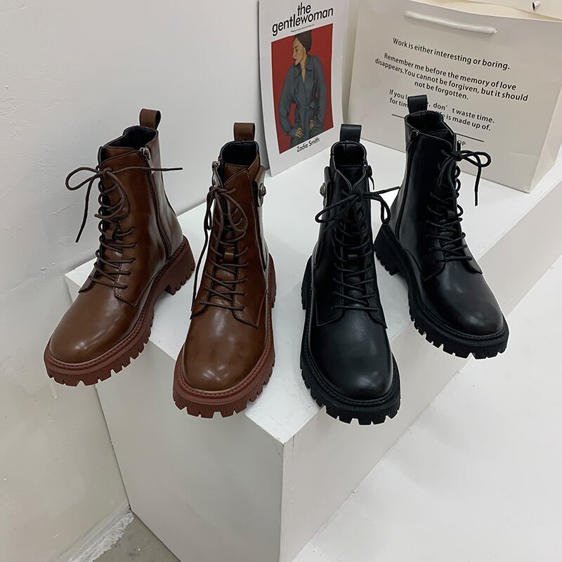 ブーツオータムレッド 靴 シューズ 秋物 フェイクシューズ37918886637