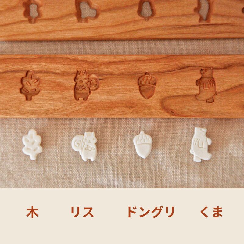 KUNNKENN 干菓子木型 落雁 打菓子木型 雪だるま クリスマスツリー