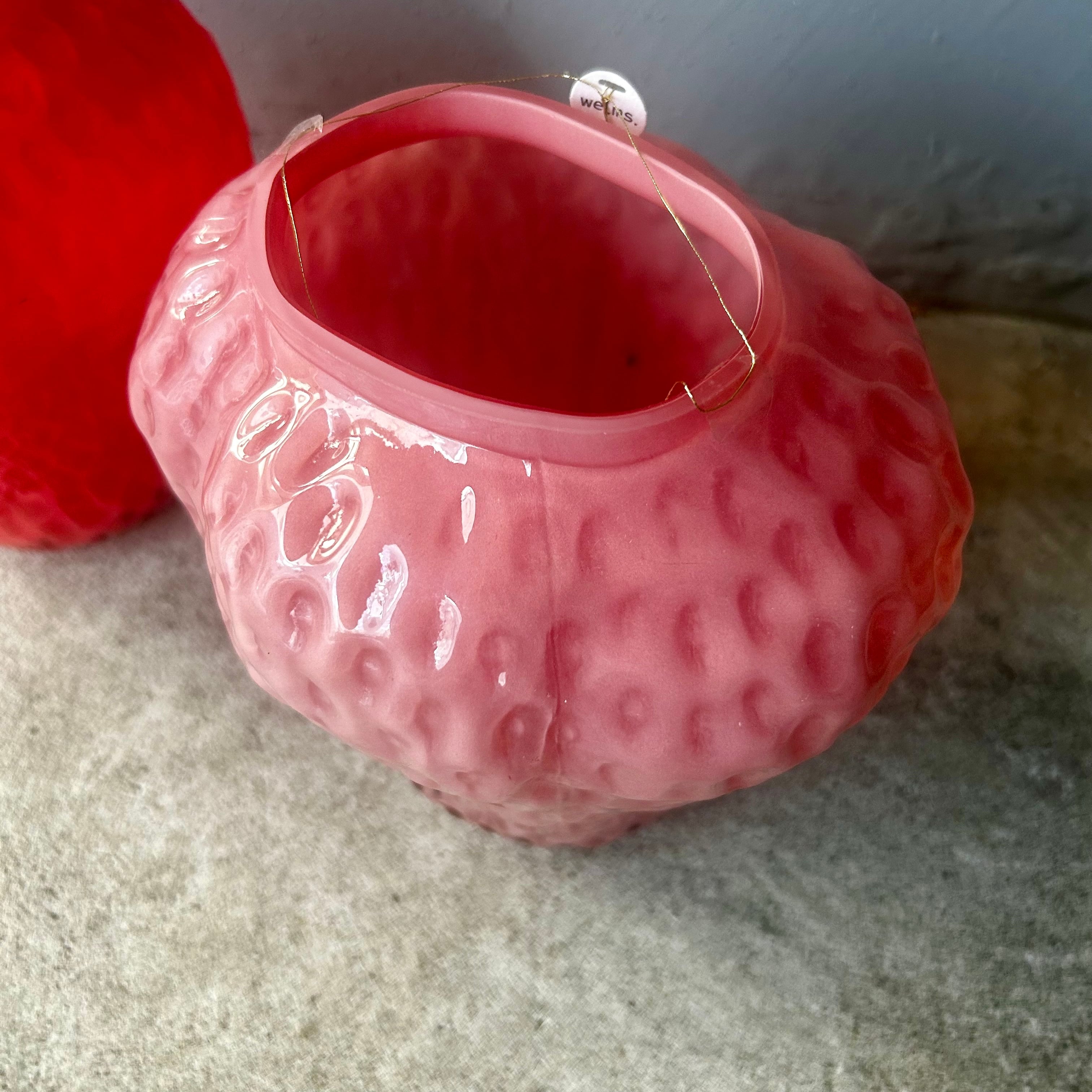 いちご ガラス花瓶 | ハルカゼフラワー