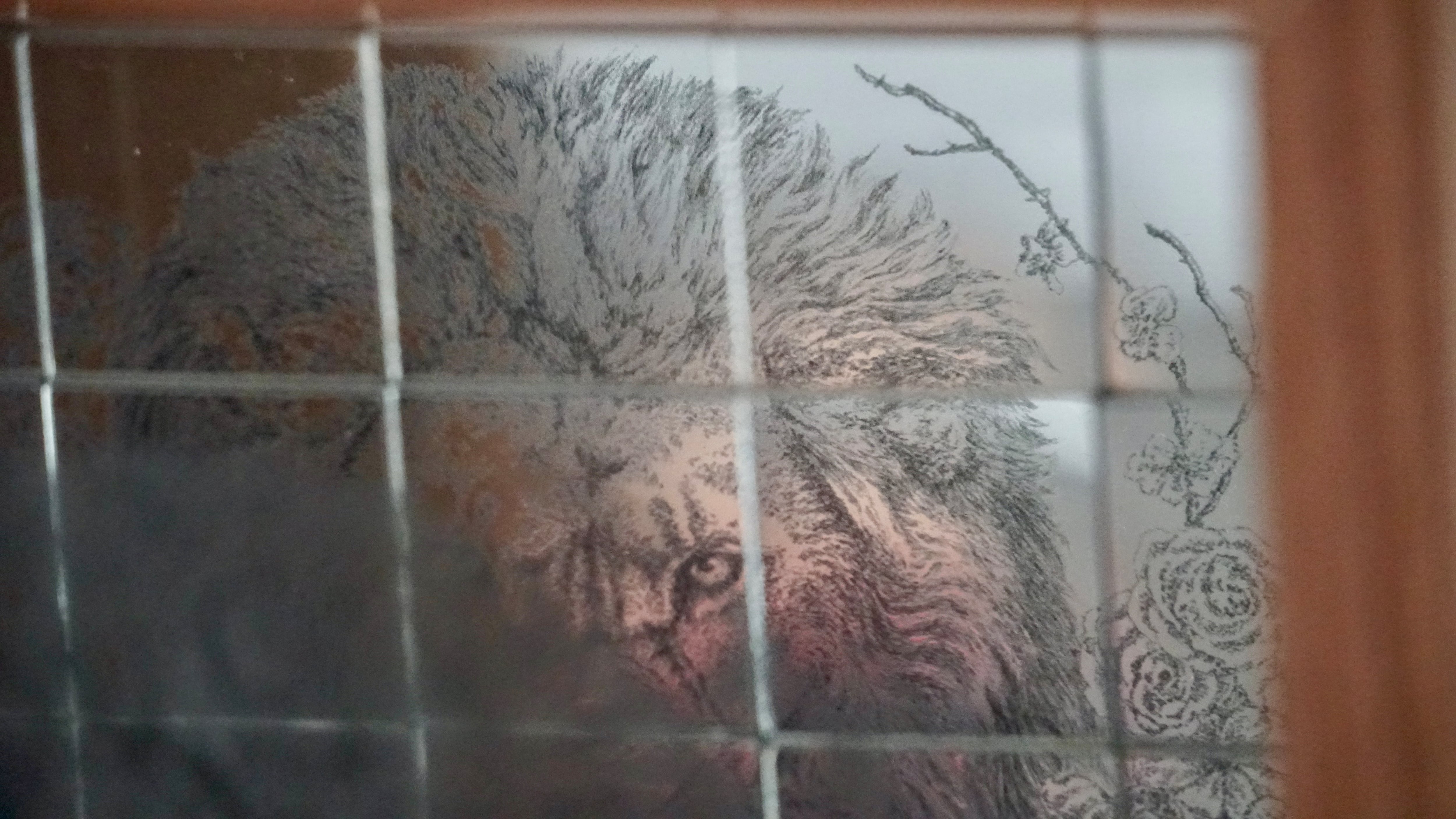 ライオンの顔のガラスアート Amazon.co.jp: クリスタルライオンの置物 ガラス 野生動物 コレクター