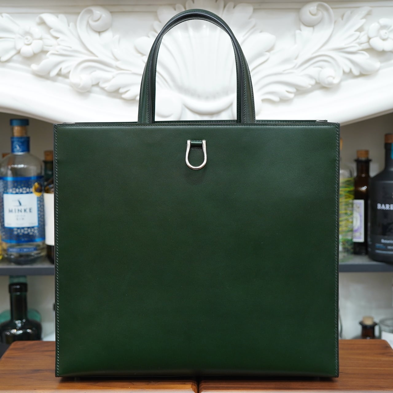 Maison d' Artisan Noble(ノーブル) トートバッグ ボックスカーフグリーン