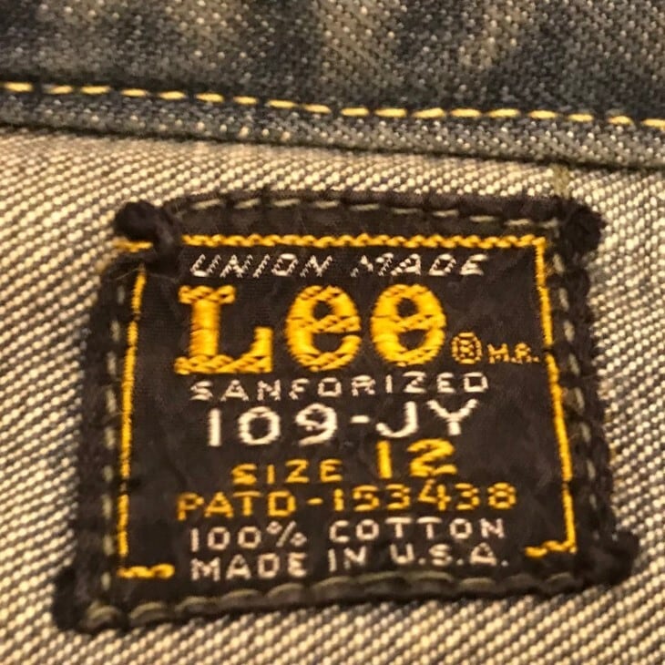 70年代製 Lee 109-JY BOY'S デニムジャケット ☆【送料無料