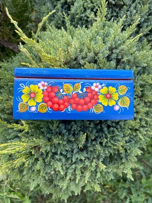 ペトリキフカ・ジュエリーボックス （ホメンコ）12 cm