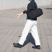 帆布のボストンバッグS ブラック