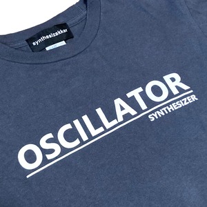 【Tシャツ】OSCILLATOR T-shirt　オシレーター　シンセサイザーTシャツ・ダークグレー