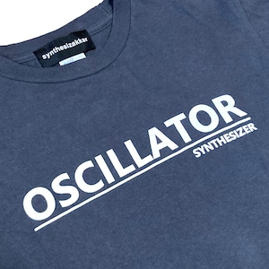 【Tシャツ】OSCILLATOR T-shirt　オシレーター　シンセサイザーTシャツ・ダークグレー