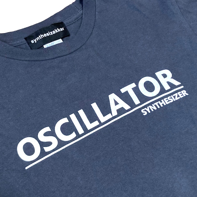 【Tシャツ】OSCILLATOR T-shirt　オシレーター　シンセサイザーTシャツ・ブラック