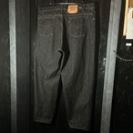 90s USA製　Levi’s 550先染めブラック　W42 極太　ワンウォッシュ　ミントコンディション