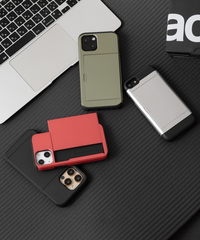 iPhone カード収納 衝撃分散 シンプルデザイン スマホケース