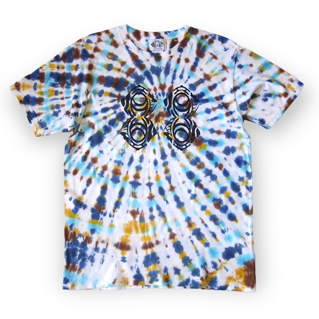 TKHOME FACTORY "88 LOGO" TIE DYE  T-SHIRT -M-