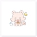 NEW ぬいしば白 ステッカー 表情違い