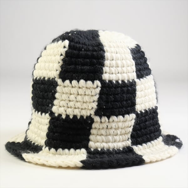 2023 aw Stussy BUCKET HAT CHECKER KNIT | hartwellspremium.com