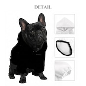 【受注生産・オリジナル】Dog Hoodie BLACK