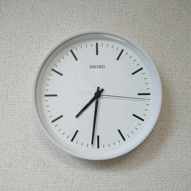 深澤直人 x SEIKO/セイコー STANDARD CLOCK アナログ電波時計  Mサイズ ウォールクロック  SC-KX309-W