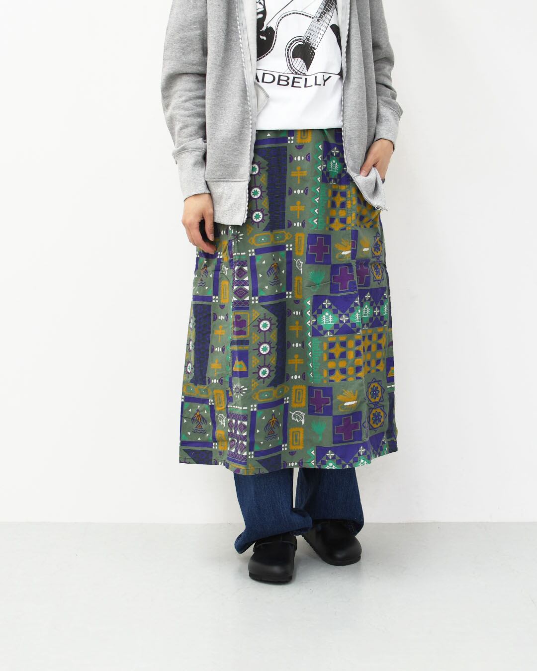 SOUTH2 WEST8 [サウスツーウエストエイト] Army String Skirt