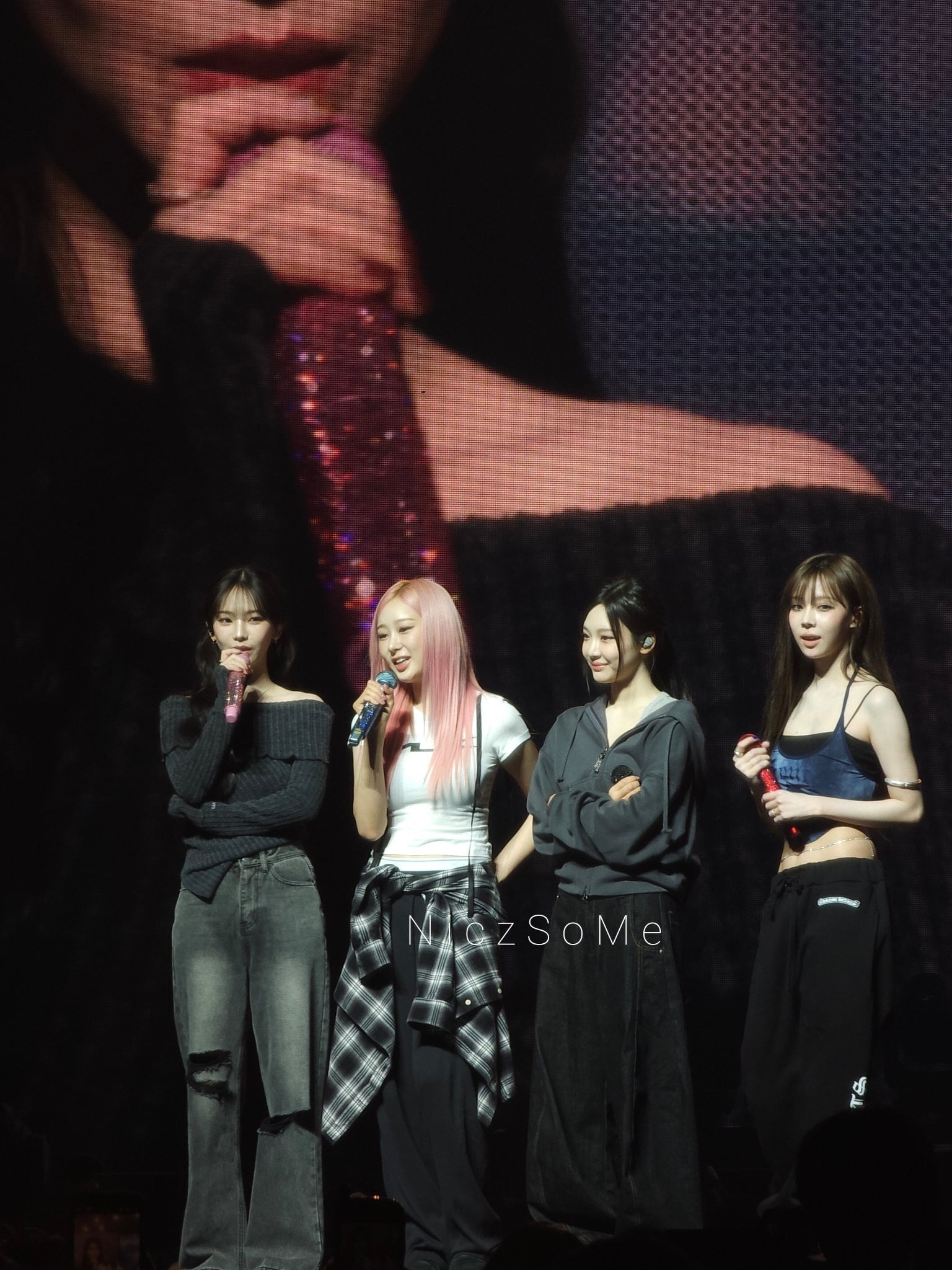 ☆aespa ニンニン 着用！！【BLACKUP】Bermans Curved Wide Balloon