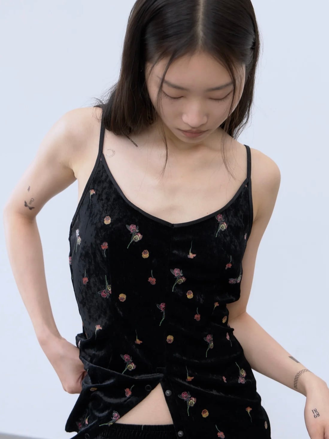 25AW】FETICO フェティコ / Lace up denim bustier / デニムビスチェ