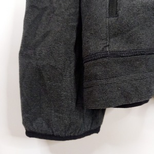 コロンビア　ジップアップ　フリース　ジャケット　裏起毛　ボーダー　薄手　XL