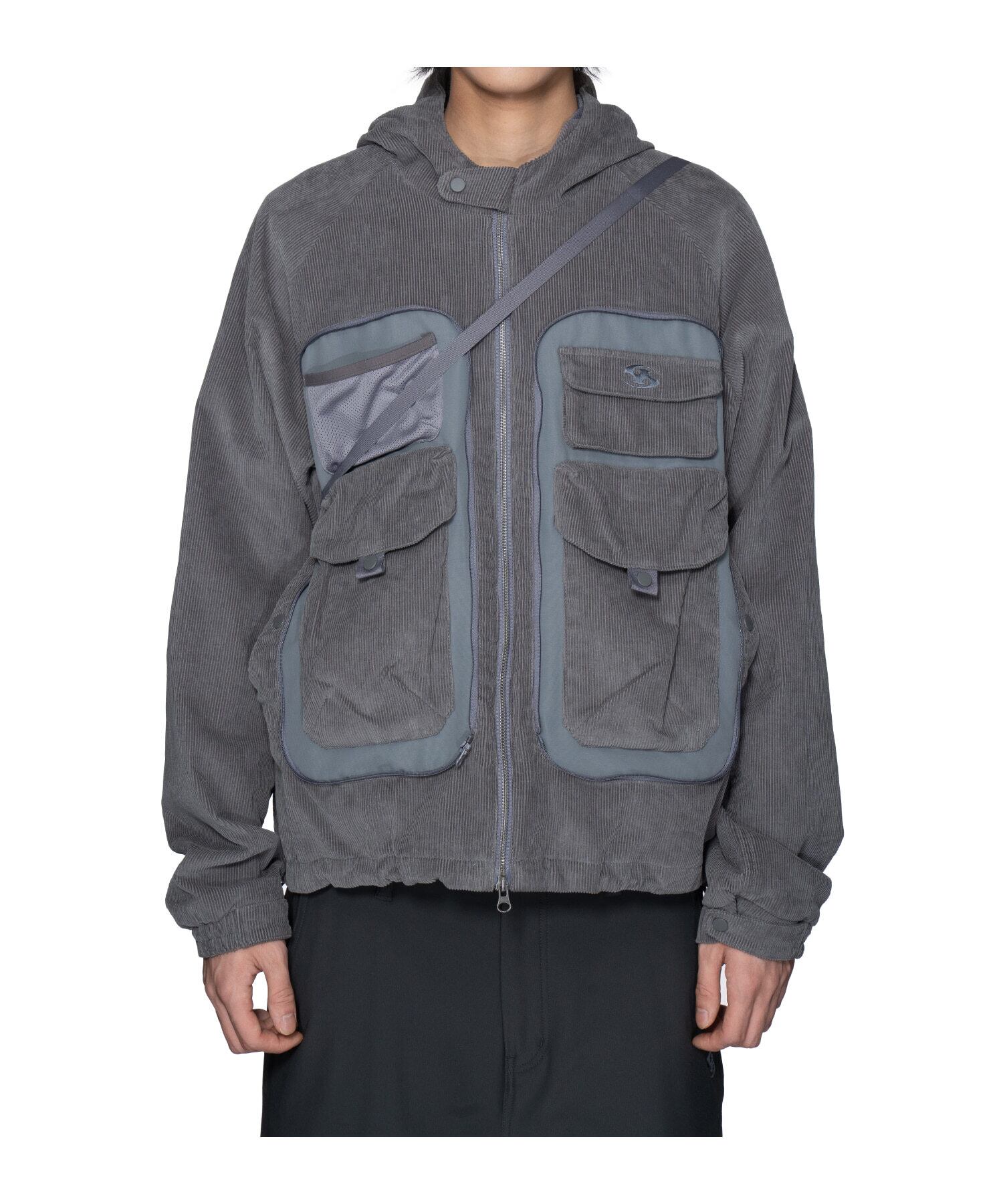 値下げSan San Gear23FW JACKET SAN SAN GEAR] 23FW CORDUROY JACKET GREY 正規品 韓国ブランド 韓国