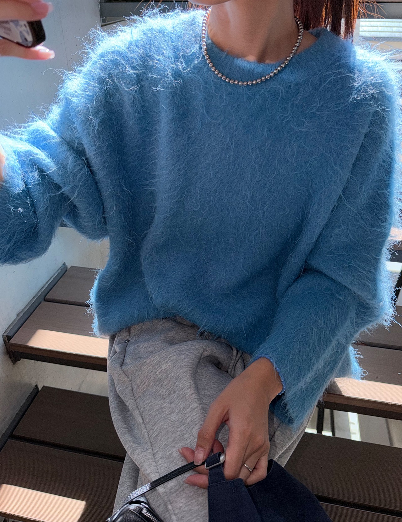 【新作5％OFF・3日間】Over-fit Huwa-Huwa Knit_6colors
