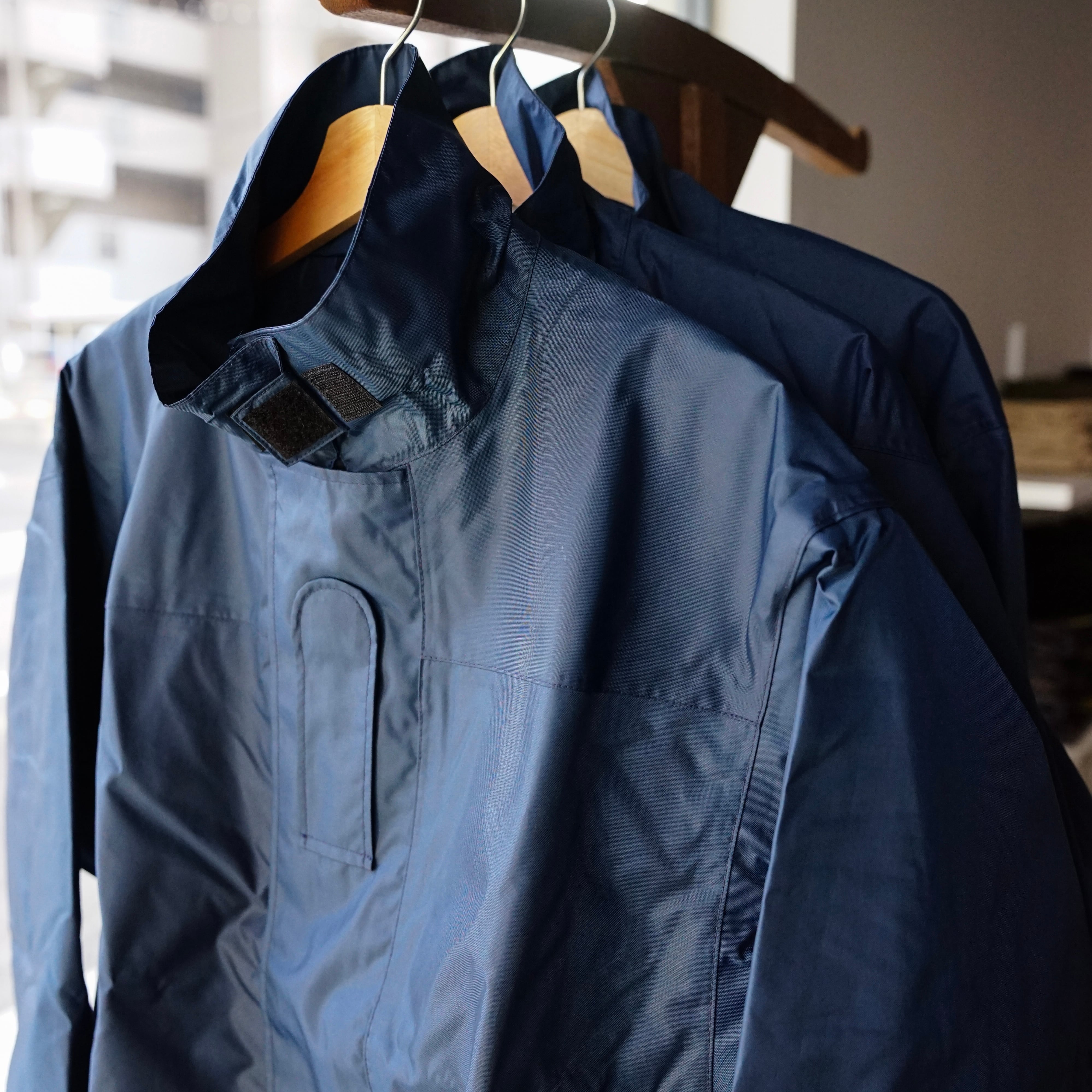 Le Pigeon Voyageur ブルーモールスキンジャケット Mint Condition](XLサイズ相当) 60's Le Pigeon Voyageur Blue