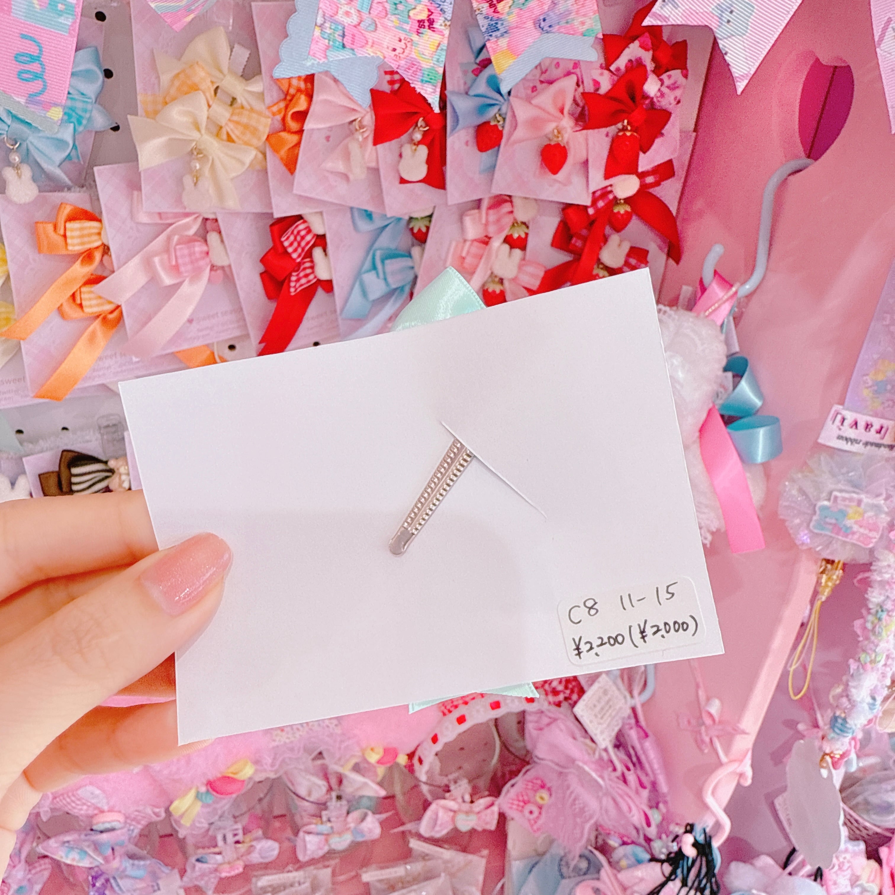 【C8】11-15ヘアクリップ