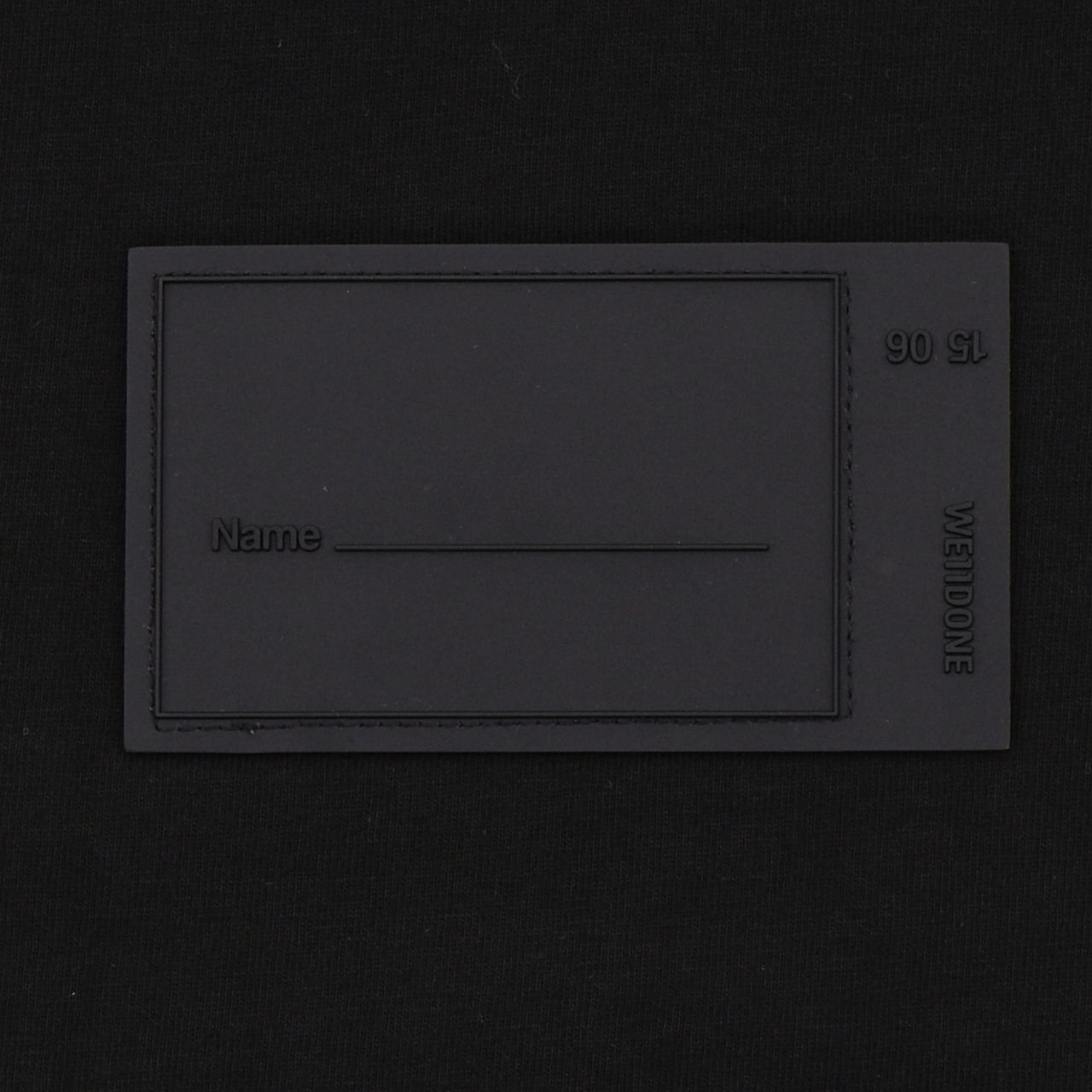 【WE11DONE】BLACK PEARL NECKLACE TEDDY LONG SLEEVE T-SHIRT - 8