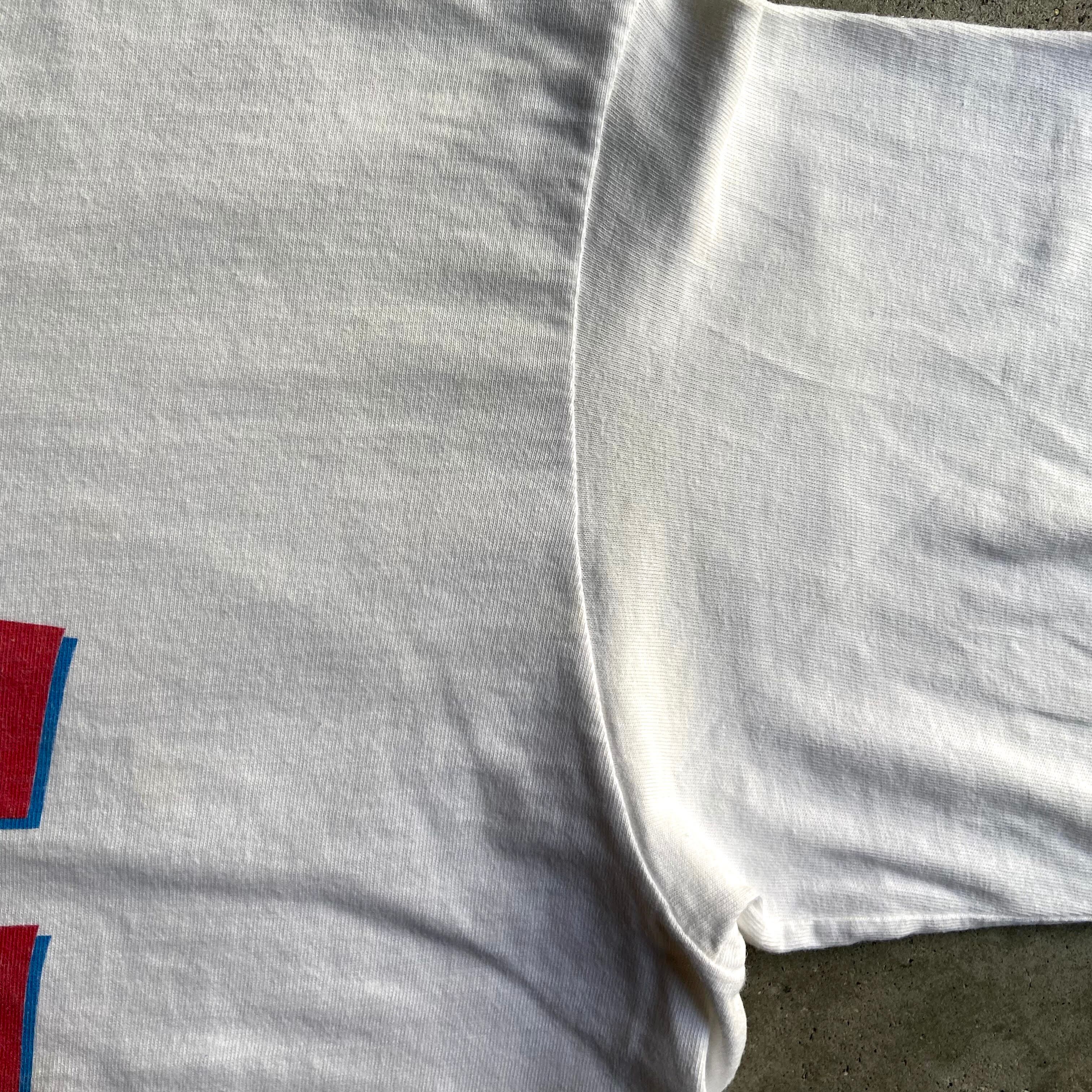 90年代 銀タグ USA製 NIKE ナイキ アロンゾ・モーニング 両面プリントT