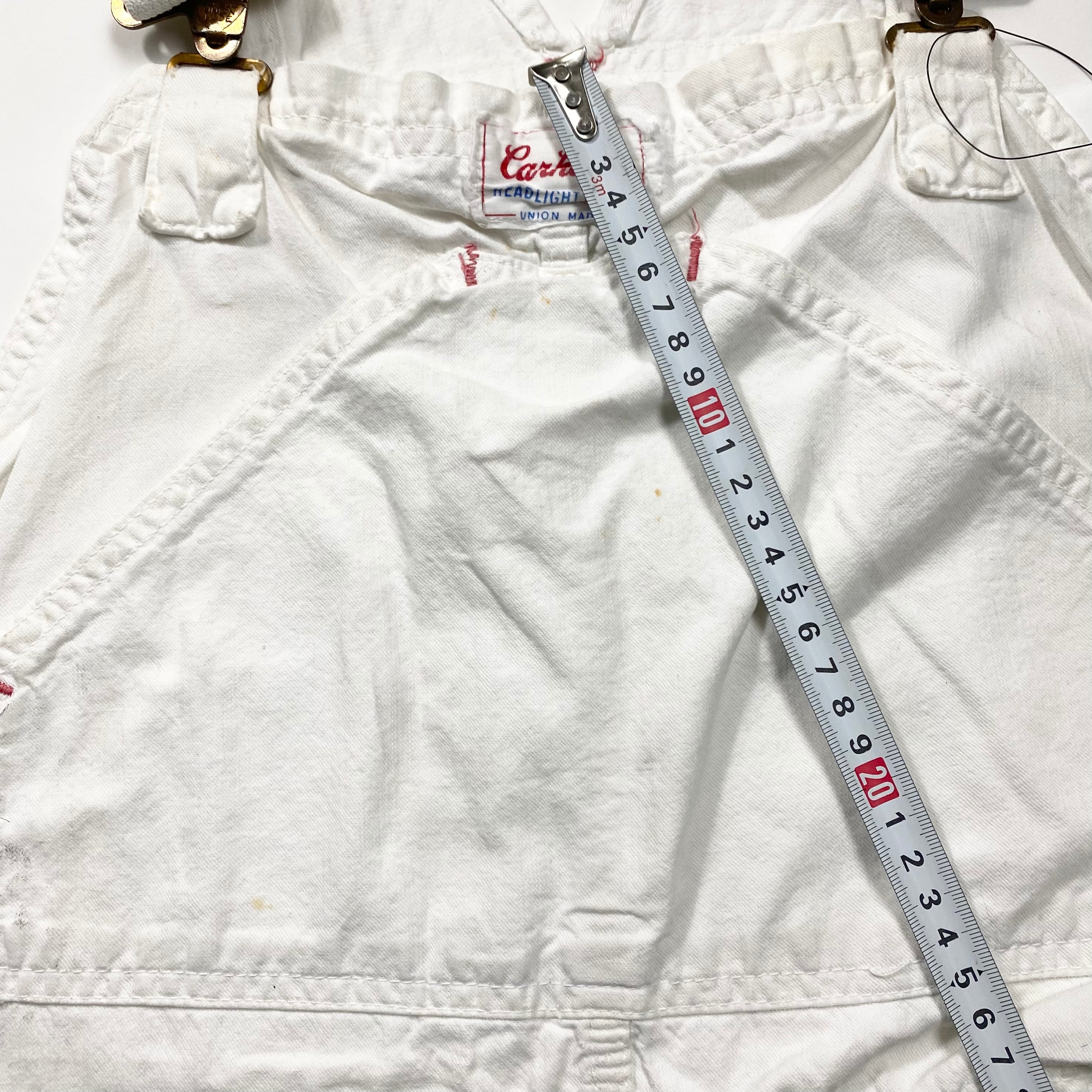 vintage 1950's “Carhartt×HEADLIGHT×FINCK” white overalls vintage 1950's “Carhartt×HEADLIGHT×FINCK” white overalls