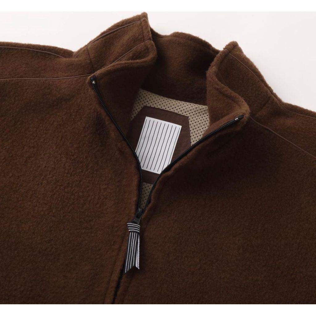 S.F.C FLEECE SPORTY JACKET STRIPES FOR CREATIVE | MAROON WEBSTORE