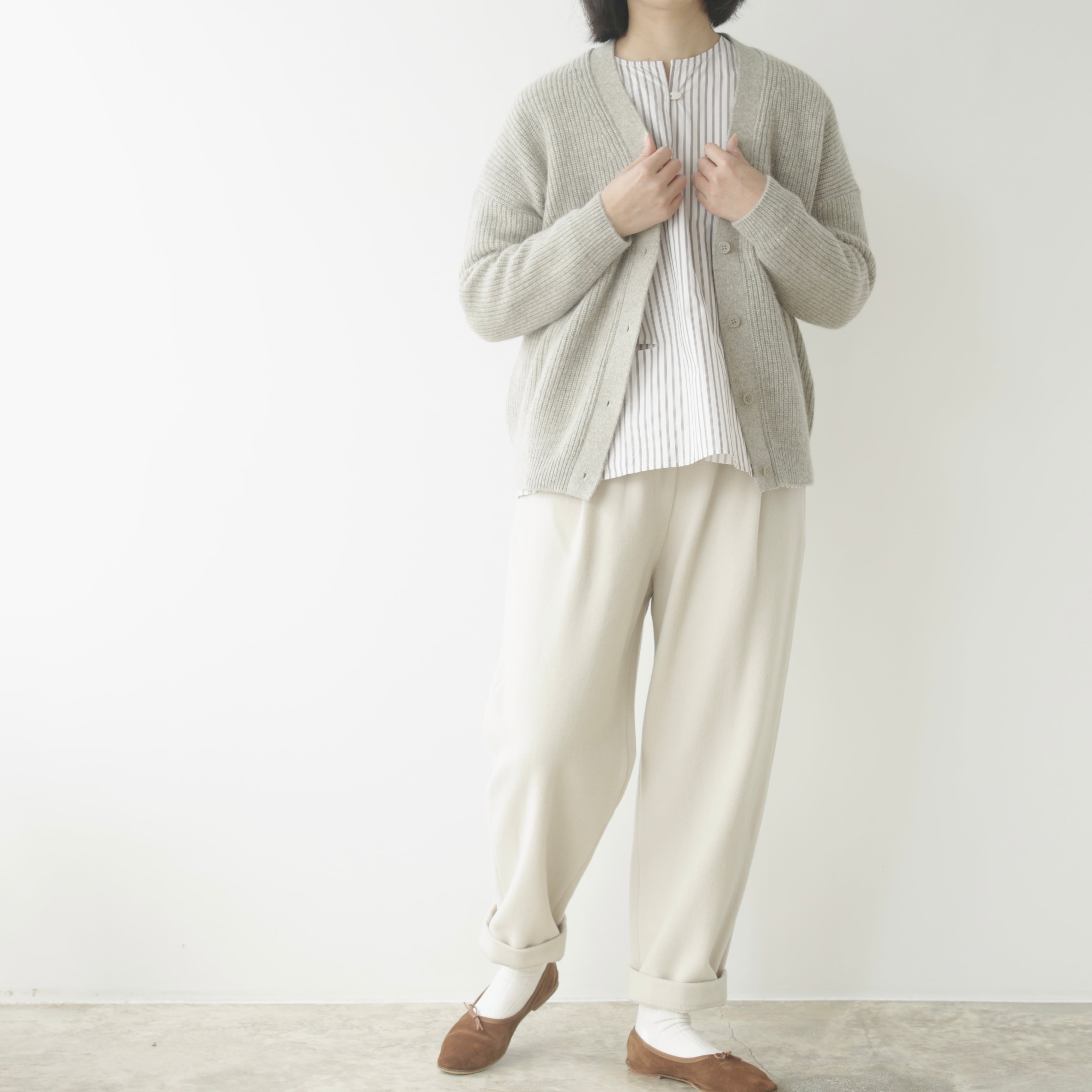 evameva ウールフォックスカーディガン | Vie