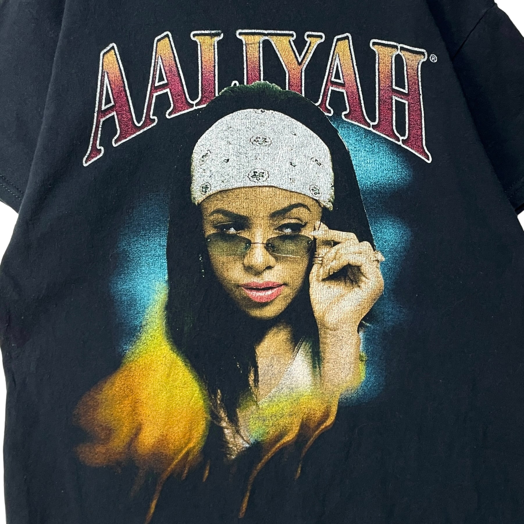 Aaliyah アリーヤ Tシャツ ヴィンテージ 90s R&B hiphop アリーヤ Tシャツ - 90年代 - 2000年代 Rnb - ロック・ザ・ボート