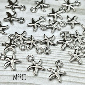 【2個】ミニミニスターフィッシュチャーム/ヒトデ