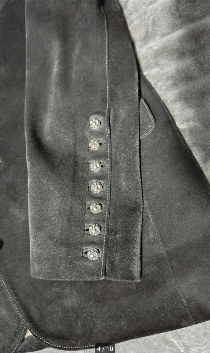 CHROME HEARTS クロムハーツ ハラコレザー スエード ジャケット