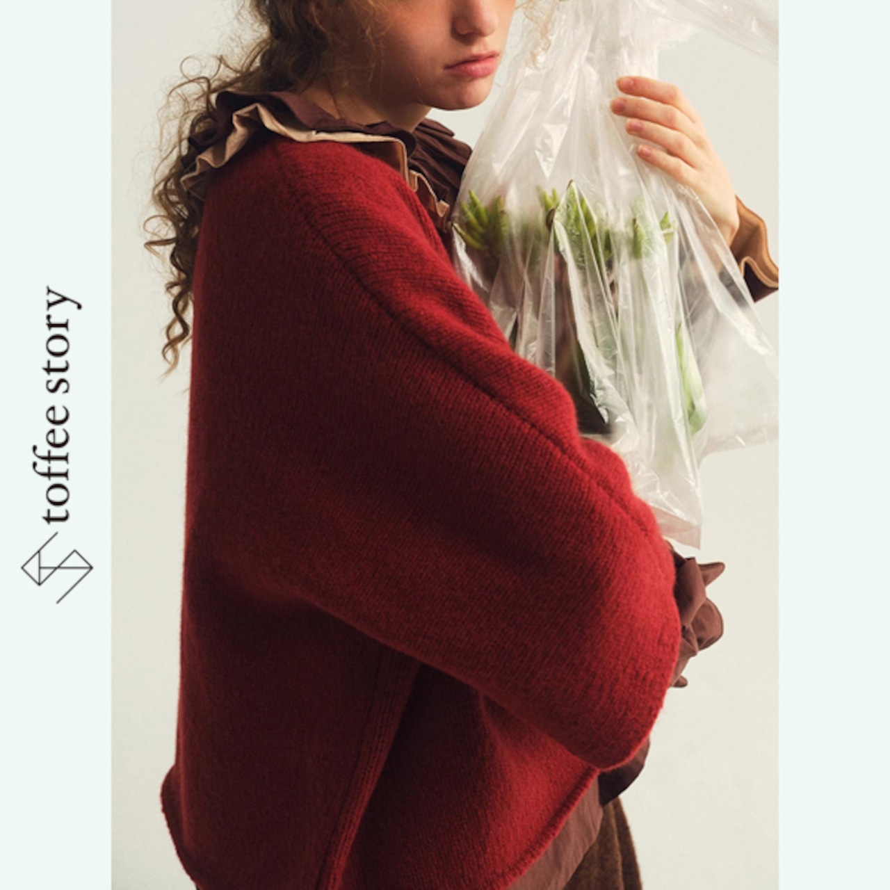 【2color】風をまとう詩のような8分袖ニット 《P0299》