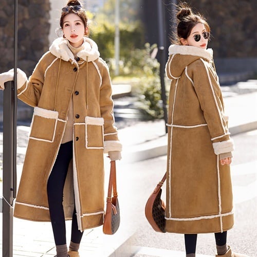 Hampstead ムートンコート ロングコート ボア でっかい アウター 冬 