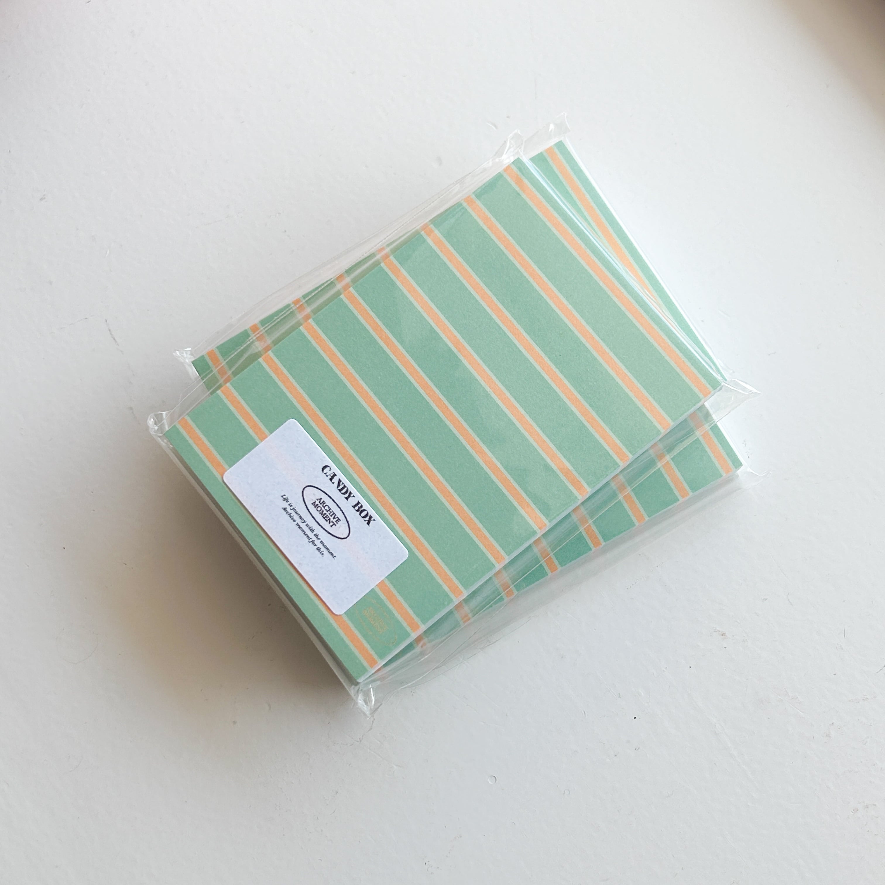 archive moment】メモ帳 Candy Box avocado | 韓国文具・雑貨