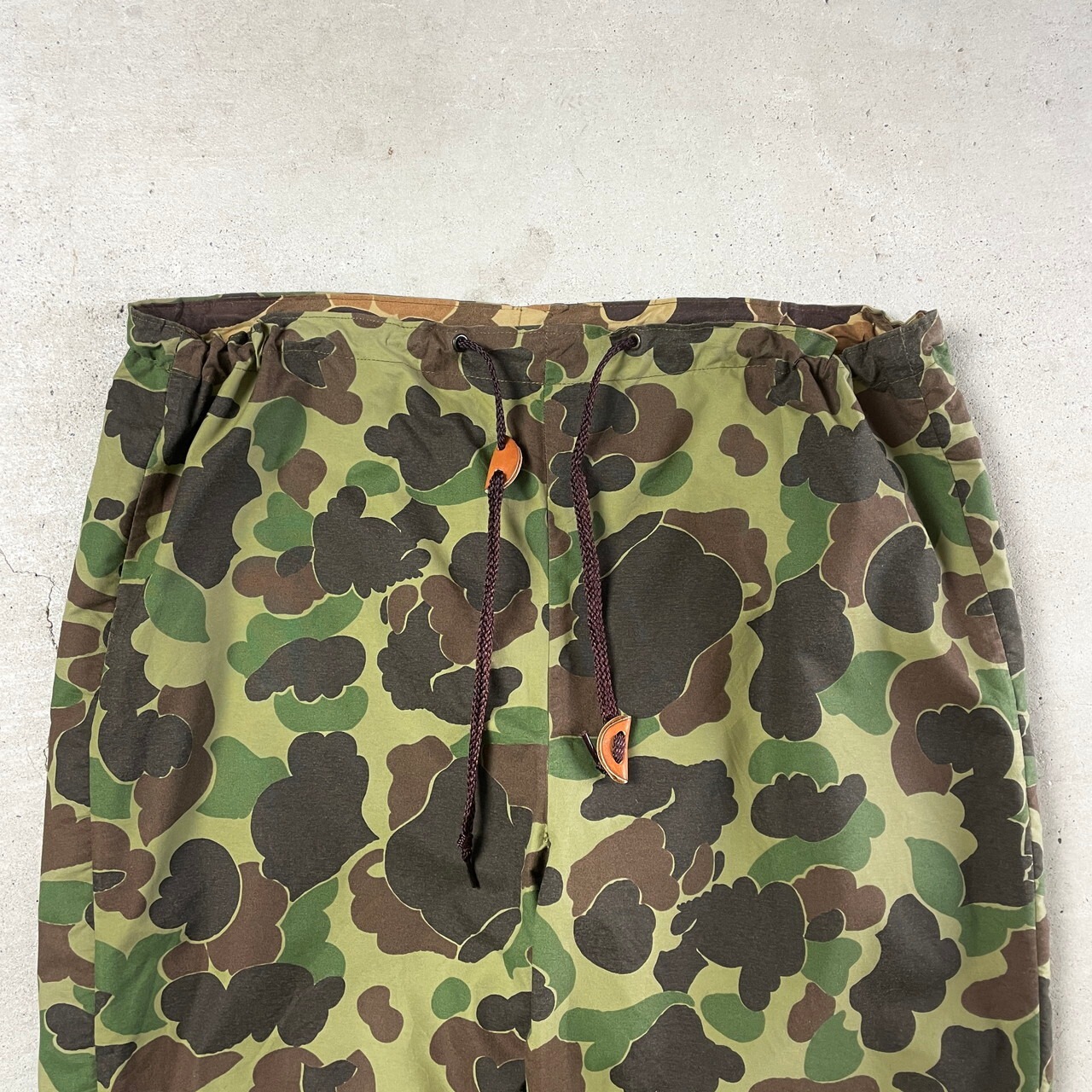 DUXBAK 80年代〜 GORE-TEXパンツ リバーシブル ダックハンターカモ 