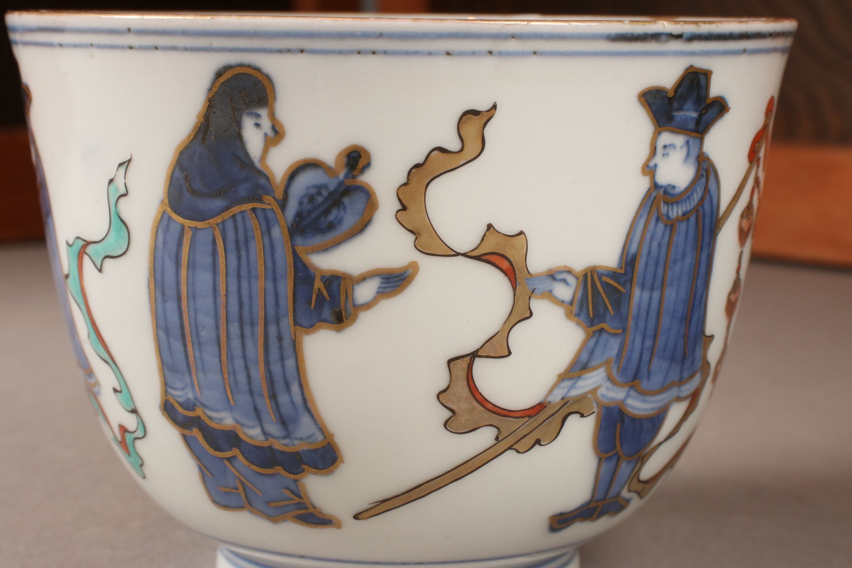 古伊万里　染付　珍品　無傷完品　南蛮人　渡来人　麒麟　吉祥文　寿 古伊万里 染付 珍品 無傷完品 人物 ラッタン人 南蛮人 渡来人 寿