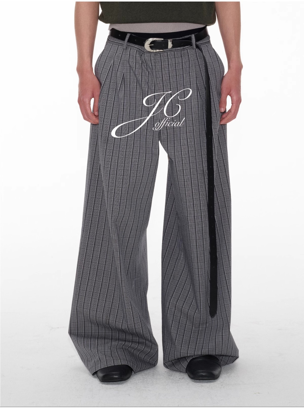 JCAESAR STUDIO Plaid Wide Pants
